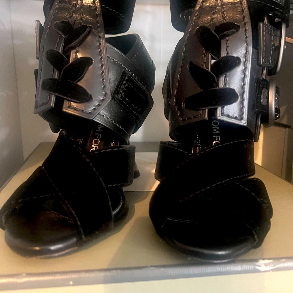 Tom Ford Gladiator Wedge Sandal - Picture 2 of 6